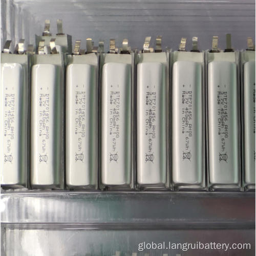 3.7V Lithium Polymer Battery 3.7v Lithium Polymer Battery 450mah 701456 Li-ion Factory